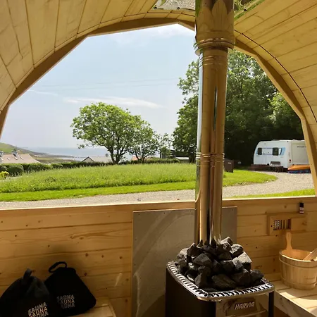 Сasa de vacaciones Seaview Retreat & Sauna At An Acre By The Sea